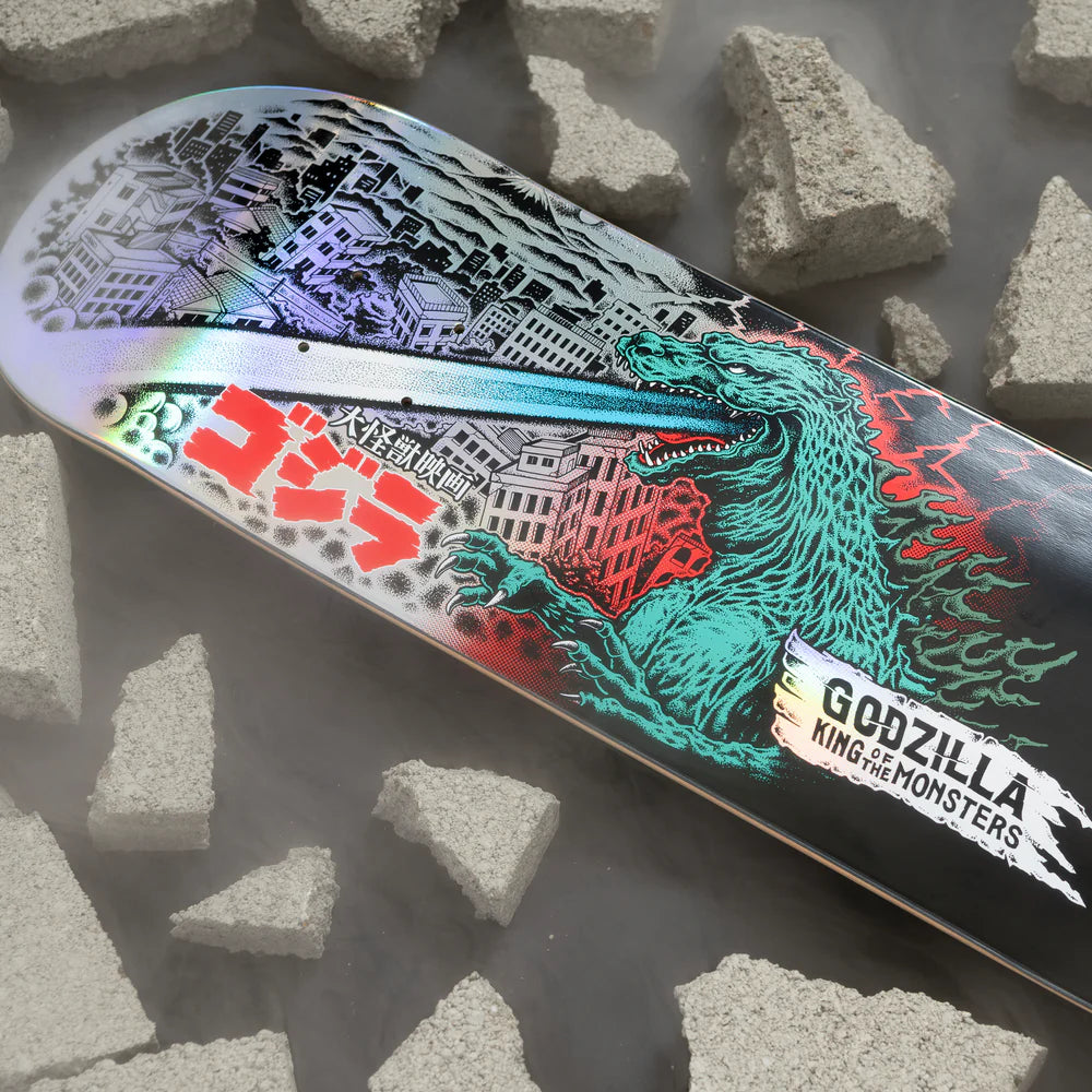 Santa Cruz x Godzilla O'Brien Reaper Deck 8.25” (Limited Edition