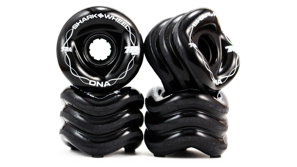 44☆新品 未開封☆シャークウィール 72mm 78a ブラック Shark Wheels 72mm 78a DNA – longboardlovesg
