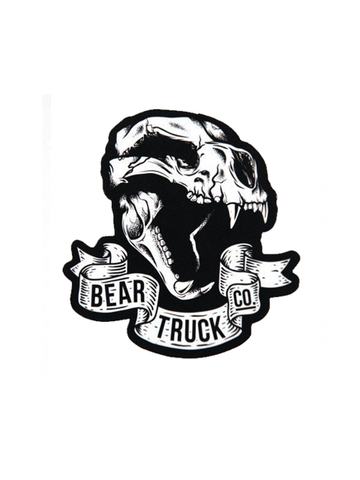 Bear Trucks Skull Sticker