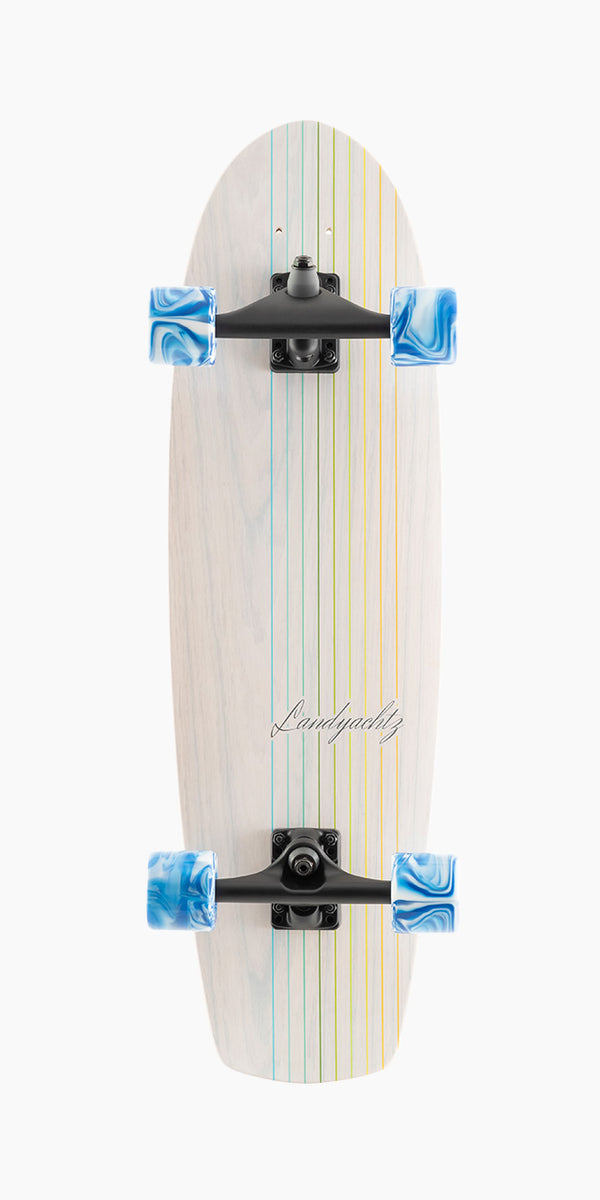 Landyachtz Dinghy Cruiser Surfskate Butter White Lines 31.2 Landyachtz Dinghy Cruiser Surfskate Butter White Lines 31.2