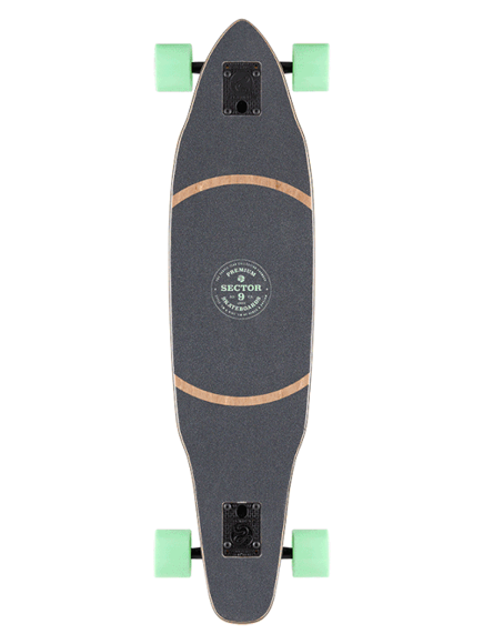 Sector 9 Chamber Vortex Complete Longboard – 84 Cm, Teak-Furnier, Drop-Thru, Sidewinder II Trucks