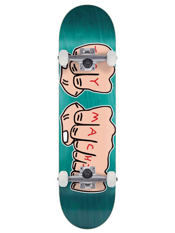 Toy Machine Fists Woodgrain Skateboard Complete 7.375" & 7.75"