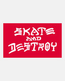 Thrasher Magazine Skate and Destroy Black Sticker