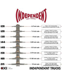 Independent Polished Silver Trucks