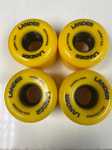 Lander Wheels 59mm 80a