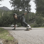 Landyachtz Black Leather Freeride Gloves