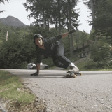 Landyachtz Black Leather Freeride Gloves