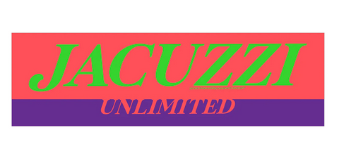 Jacuzzi Skateboards Flavor Sticker 5”
