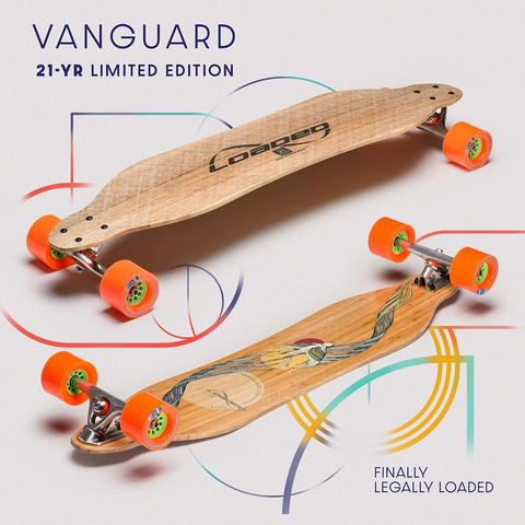 Loaded Vanguard Deck 38” (21 Years Limited Edition) – longboardlovesg Loaded Vanguard Deck 38” (21 Years Limited Edition) – longboardlovesg