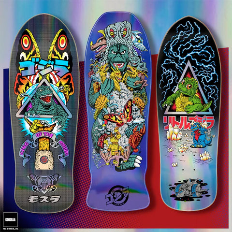 Santa Cruz x Godzilla Kaiju Roskopp Deck 10.125” (Limited Edition Santa Cruz x Godzilla Kaiju Roskopp Deck 10.125” (Limited Edition