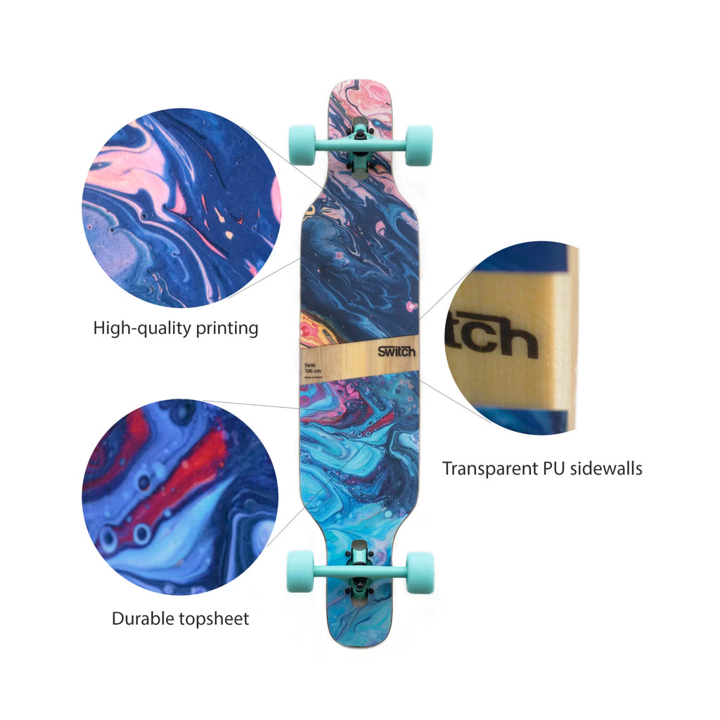 Switch Longboards Twin Abstract Complete 40