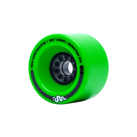 Boa Constrictor 100mm Longboard Wheels Jungle Green - Ultra Soft 76a