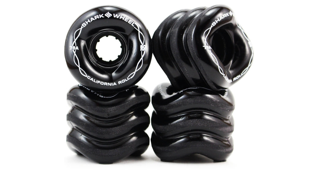 Ruote Da Skateboard Shark Wheel Da 60mm, Durezza 78a - Design Ondulato Per Terreni Accidentati, Più Velocità E Controllo