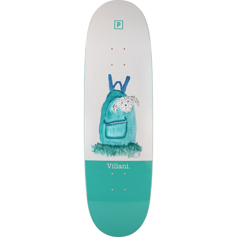 Primitive Franky Villani Noodles Tribute Teal Skateboard Deck 9.12"