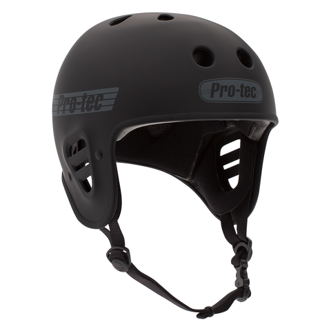 Protec Helmet Full Cut - Matte Black (Certified)