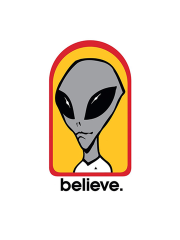 Alien Workshop Believe Sticker