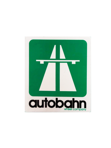 Autobahn Logo Green Small Sticker