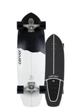 Carver 32.5" Black Tip Surfskate Complete with C7 or CX