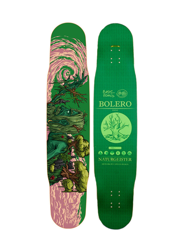 Bastl Bolero Naturgeister Collection Longboard Deck 43"