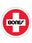 Bones Swiss Bearing Logo Sticker Red 4cm