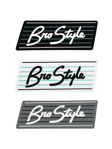 Bro Style Handwriting Sticker