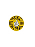 Bro Style Thumbs Up Button Yellow Sticker