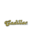 Cadillac Wheels Gold Logo Sticker