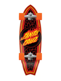 Carver x Santa Cruz Flame Dot Shark 9.85" x 31.52" Surfskate Complete