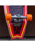 Carver x Santa Cruz Flame Dot Shark 9.85" x 31.52" Surfskate Complete