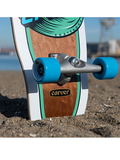 Carver x Santa Cruz Wave Dot Cut Back 9.75" x 29.95" Surfskate Complete