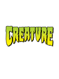 Creature Logo Clear Mylar Sticker Green