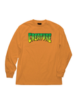 Creature Logo Long Sleeve T-Shirt Orange