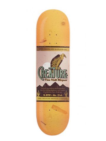 Creature Malt Sliquor SM Everslick Skateboard Deck 8.375"