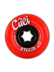 Cuei Steeze Freeride Red & Black Stoneground 70mm 80a