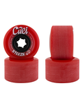 Cuei Steeze Freeride Red & Black Stoneground 70mm 80a