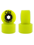 Cuei Steeze Freeride Yellow & Black Stoneground 70mm 75a