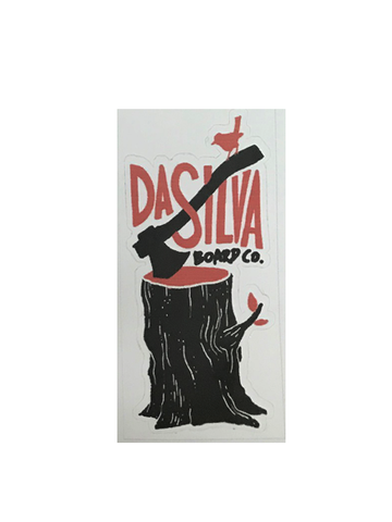 Da Silva Board Co Ax and Bird Sticker