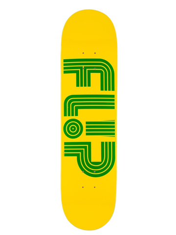 Flip Odyssey Logo Tube Yellow Deck 7.81"