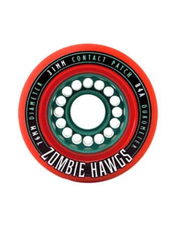 Hawgs 76mm Zombie Hawgs Wheels (Orange)