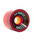 Hawgs Mini Monsters 70mm Wheels (Transparent Red)