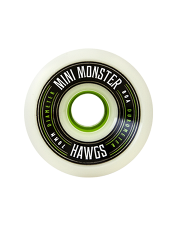 Hawgs Mini Monsters 70mm Wheels (White)