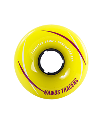 Hawgs Tracers 67mm 78A Wheels (Yellow)