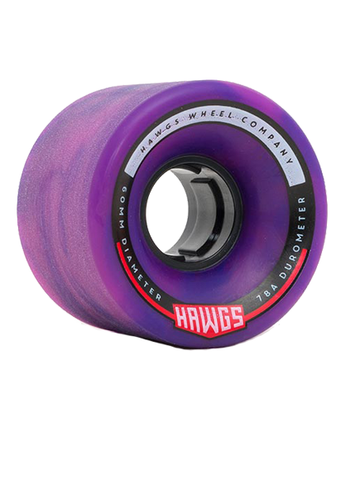 Hawgs Wheels Chubby 60mm 78a (Purple/Pink Swirl)