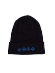 Independent Chain Cross Beanie Long Shoreman Hat Navy