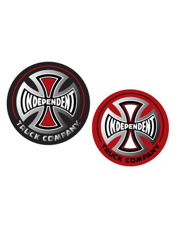 Independent Truck Co Foil Sticker Black / Red 3"