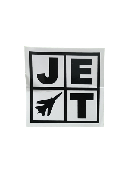 JET Logo Sticker – longboardlovesg