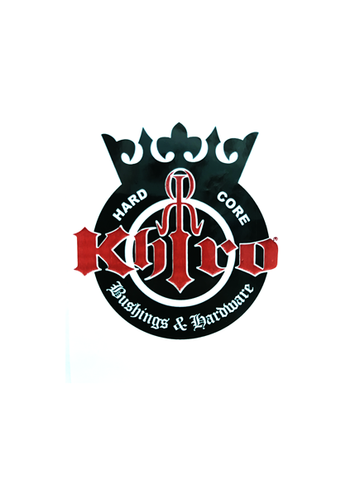Khiro Crown Hardcore Bushings and Hardware Sticker
