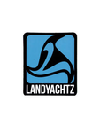 Landyachtz Logo Sticker Blue