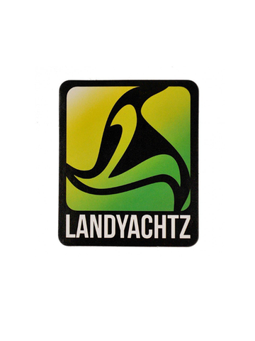 Landyachtz Logo Sticker Iridescent Green