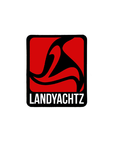 Landyachtz Logo Sticker Red
